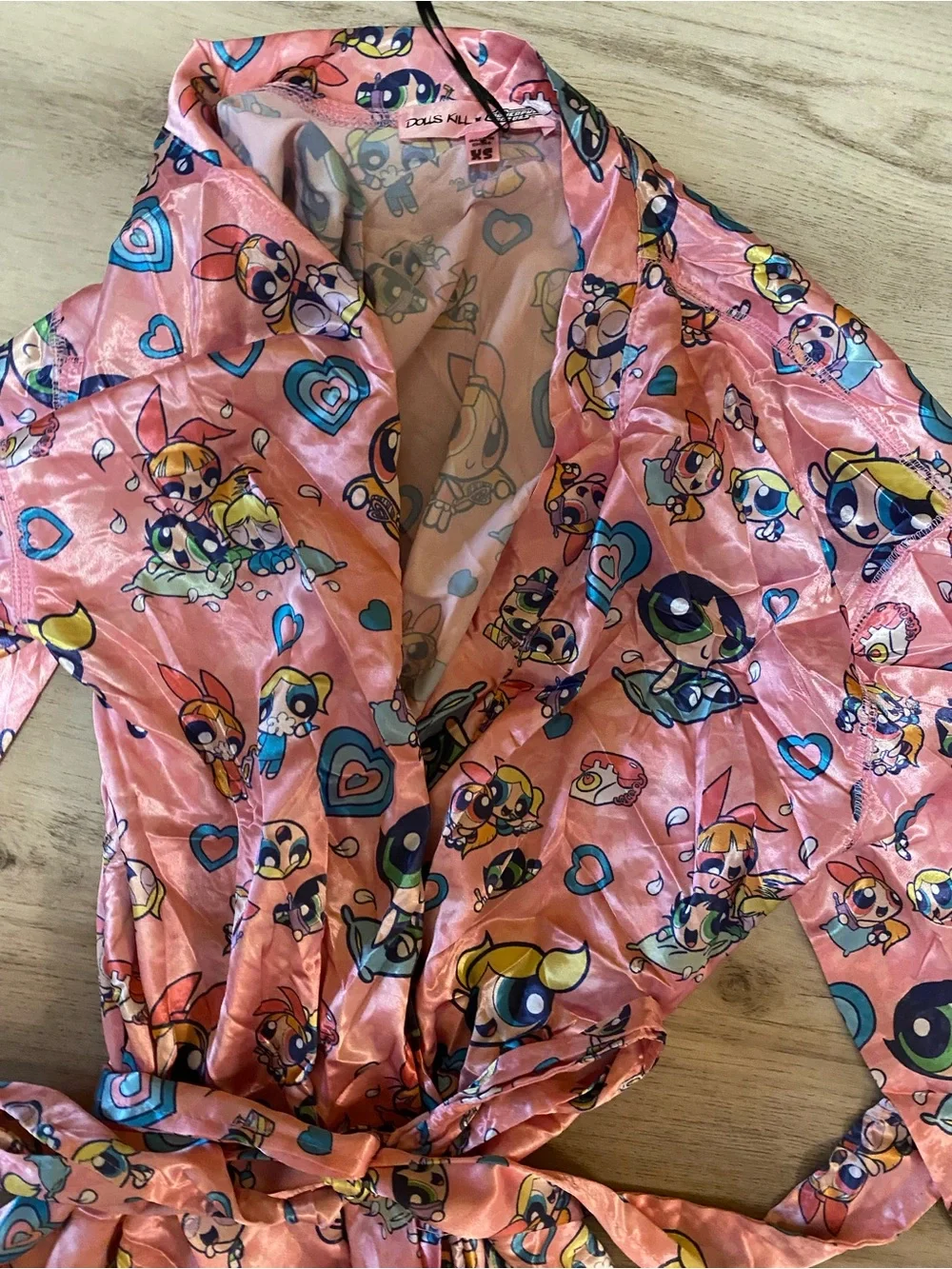 Dolls Kill satin kimono